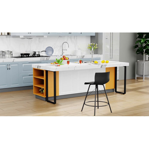 Corrigan Studio® Dobbins Swivel Bar & Counter Stool & Reviews Wayfair